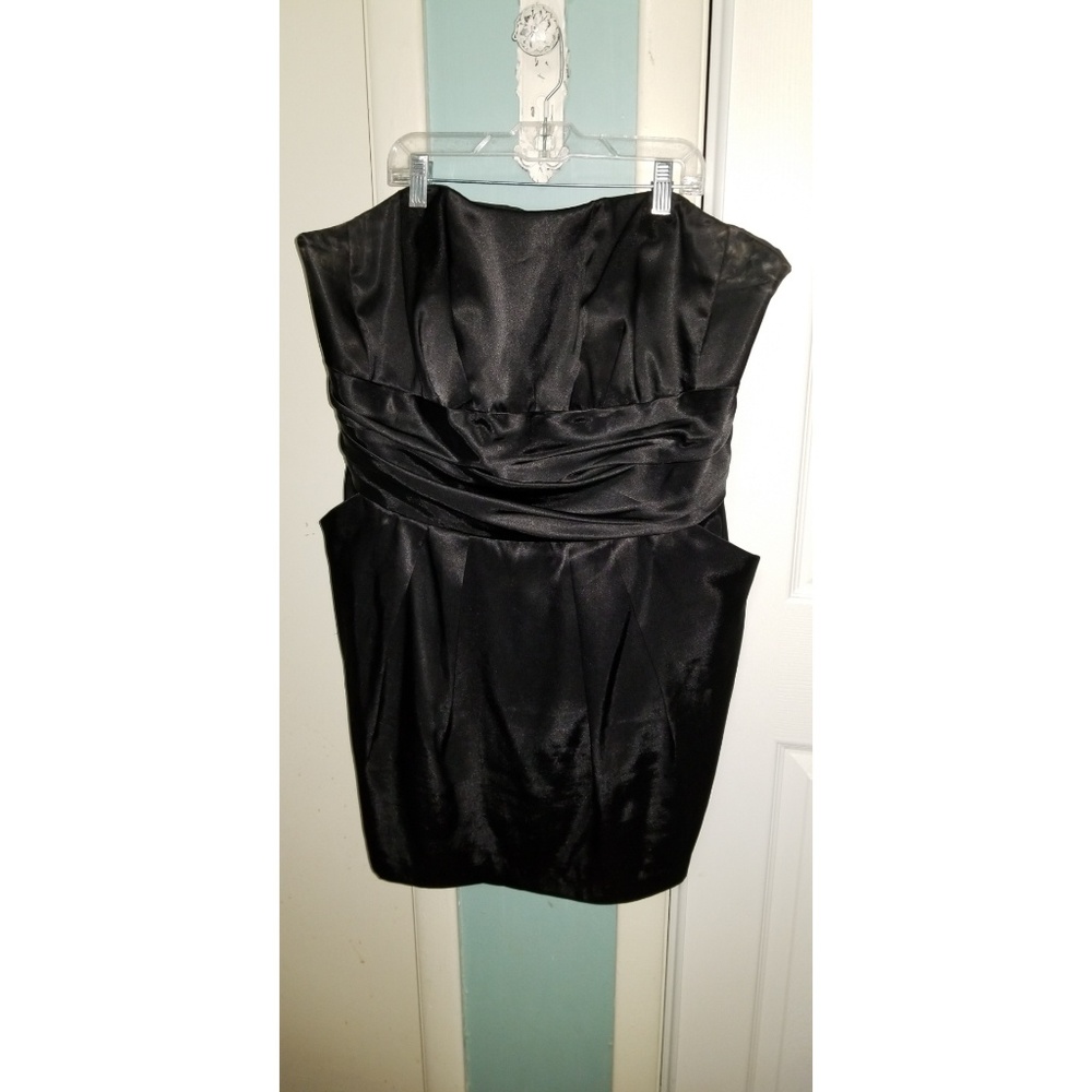 David's Bridal Sleek Little Black Dress